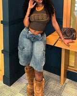 Casual Street Style Cargo Shorts image 3