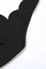 Sexy Plain Cut-Out Halter Neck Sleeveless Maxi Dress image 8