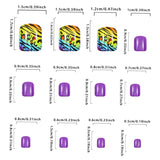 Rainbow Leopard Print Toenail Art image 4