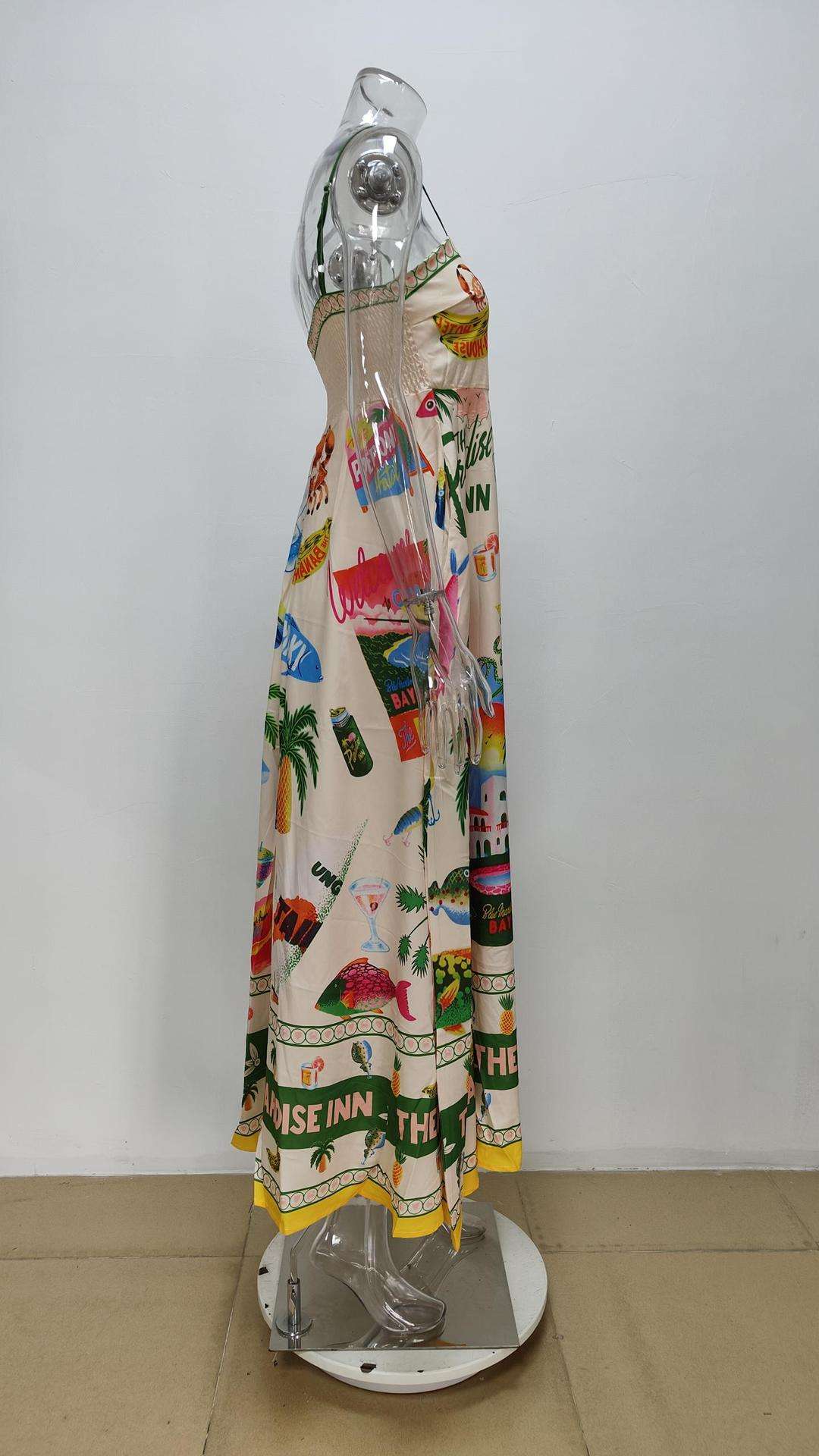 Colorful Summer Beach Dress image 3