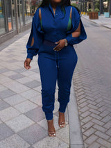 ZIP ME UP TRACKSUIT - S, Deep Cobalt Blue image