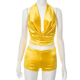 Two-Piece Set with Cropped Top & Shorts image 5