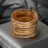 Elegant Bangle Bracelet Set image 3