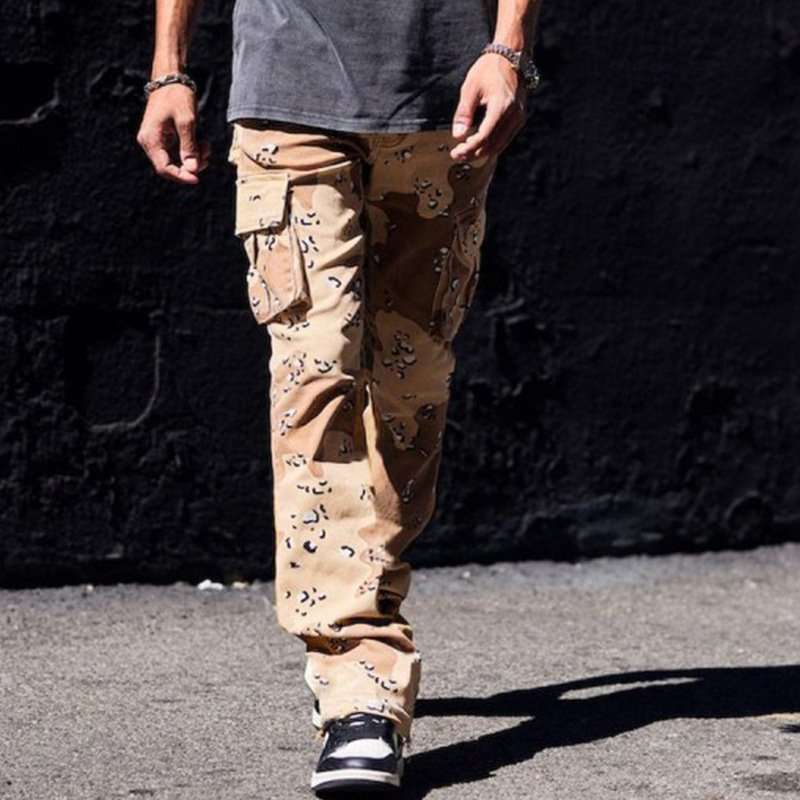 Mens Camouflage Cargo Pants image 5