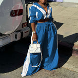 Sporty Fly Pant Set - S, Olympian Blue image