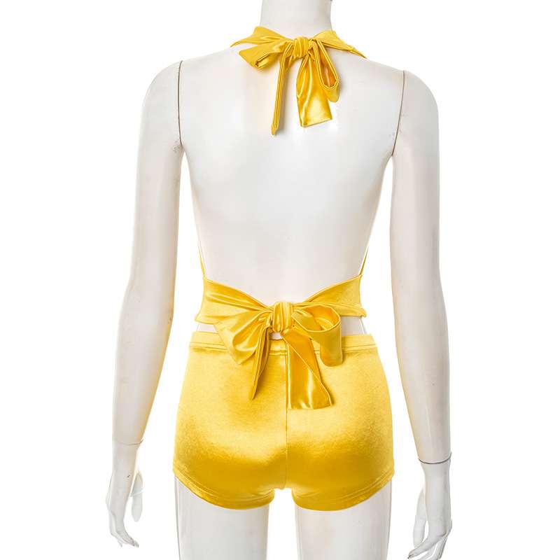 Two-Piece Set with Cropped Top & Shorts image 4