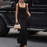 Sleeveless Maxi Dress with Side Slit image 2
