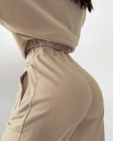 Polo Collar Loose Fit Sweatshirt & Joggers image 7