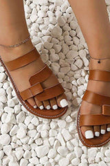 Triple-Strap Flat Sandals image 0