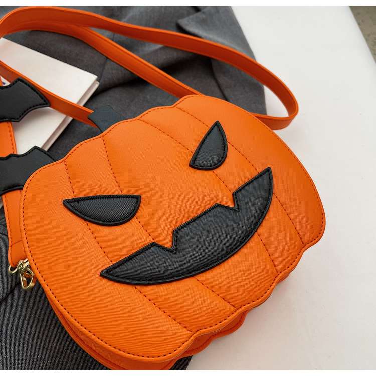 Halloween Pumpkin Face Crossbody Bag image 0