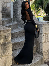 Backless Bodycon Dress image 3