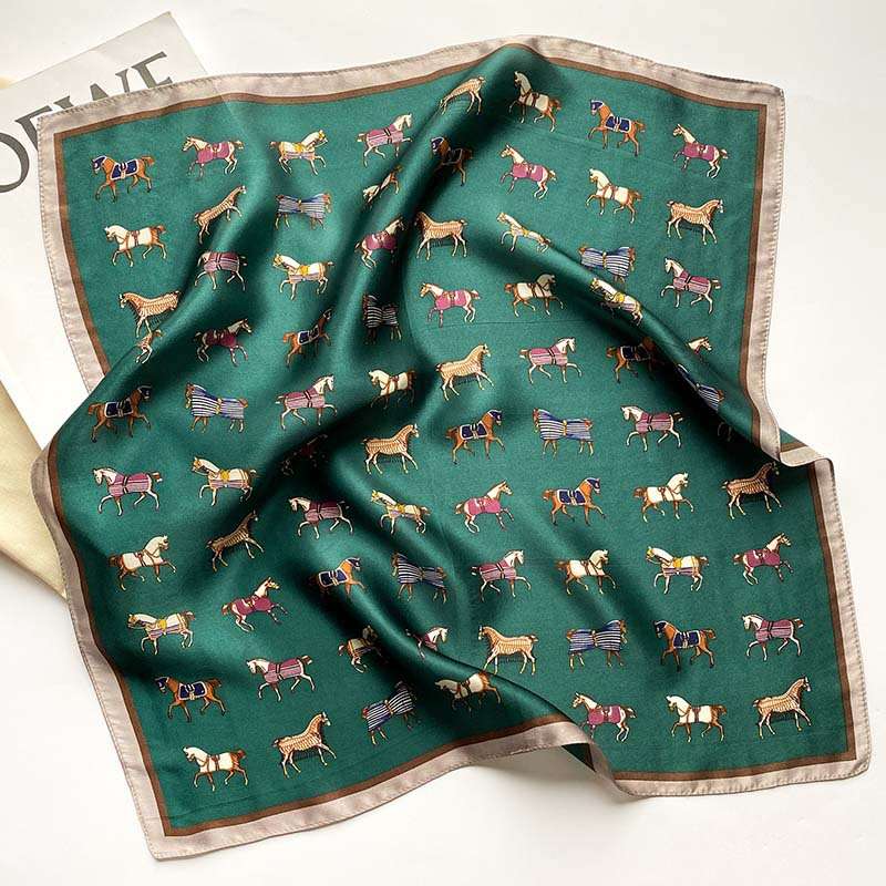 Luxury Scarf Hijab Fashion Print Bandana image 7