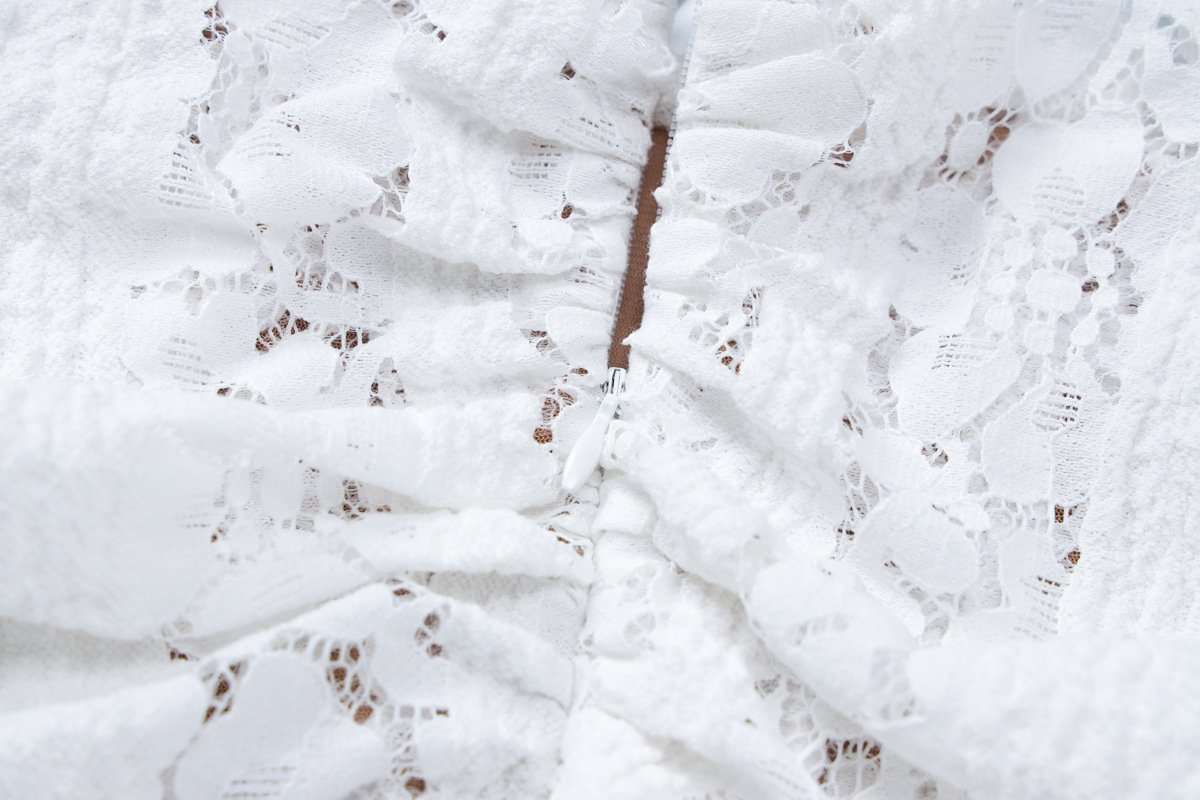 Floral Lace Off-Shoulder Mini Dress image 4