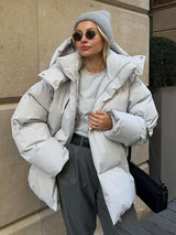 New street style hooded winter jacket image 3