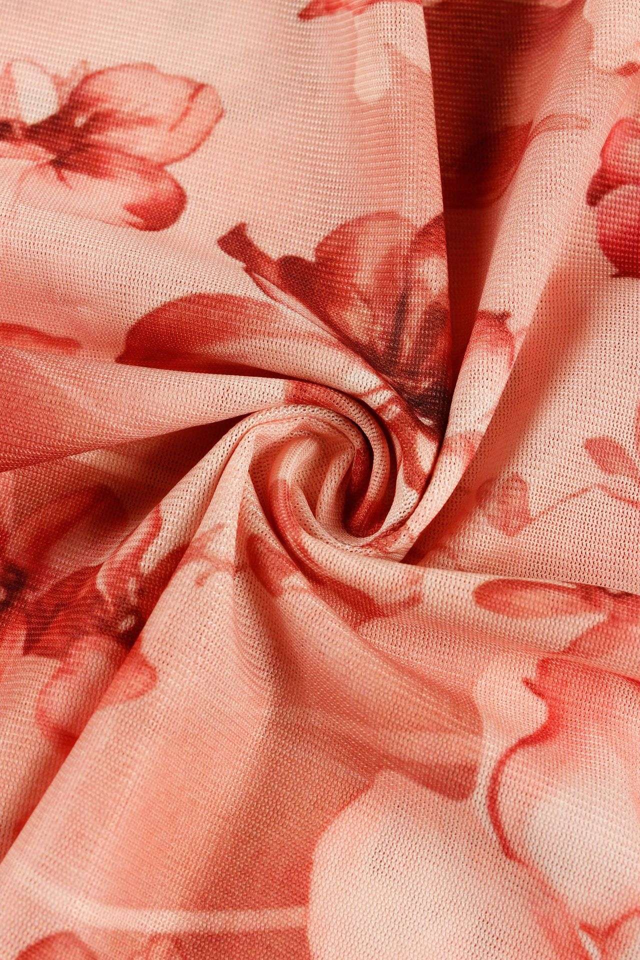 Floral Two-Piece Set with  Top & High-Waisted Pants image 7