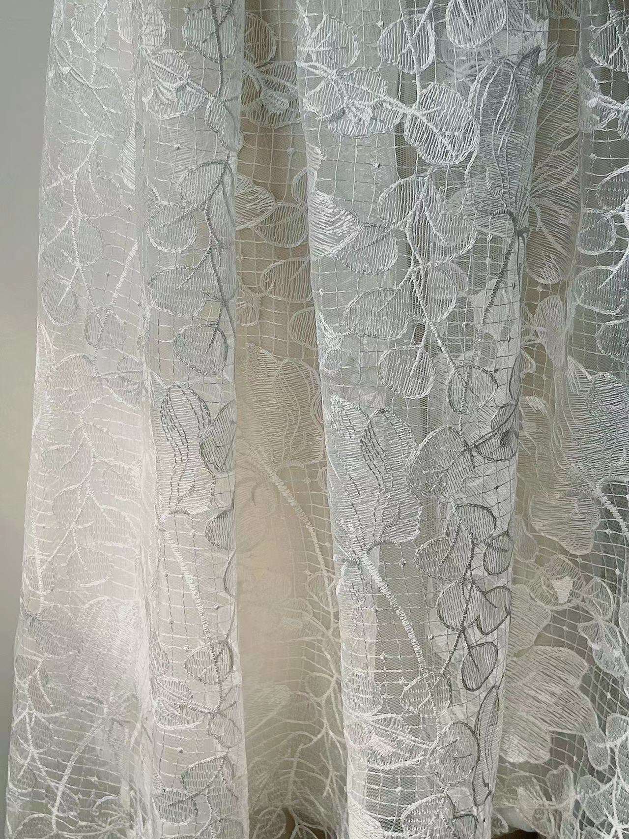 Strapless Lace Midi Dress image 5