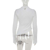 Textured Frill Mock Neck Top image 5