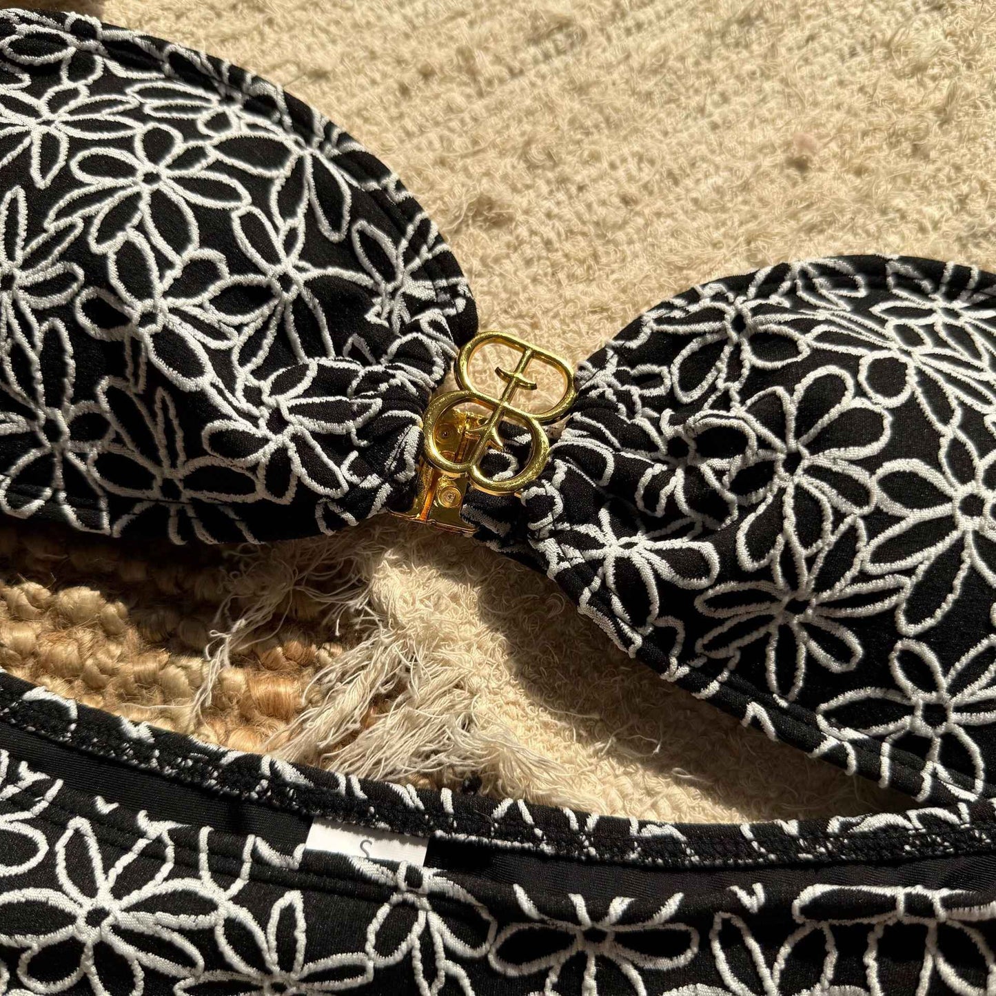 Floral Lace Two-Piece Swimsuit image 6