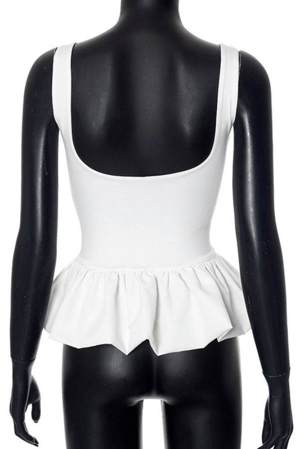 Chic Peplum Charm Top image 7