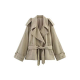 Women?s Structured Belted Trench Coat image 2