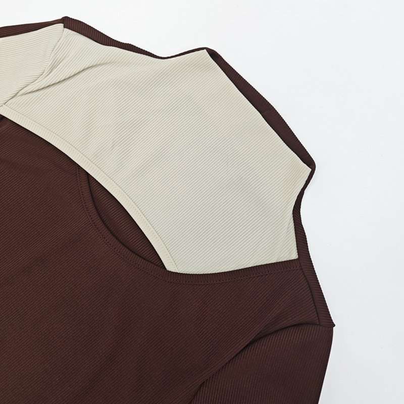 Modern Asymmetrical High Neck Top image 4