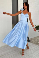 Elegant Evening Gown - S, Blue image
