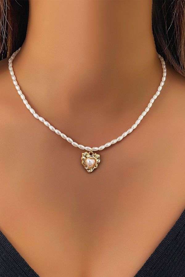 Crystal Heart Pendent Necklace?Chain image 6