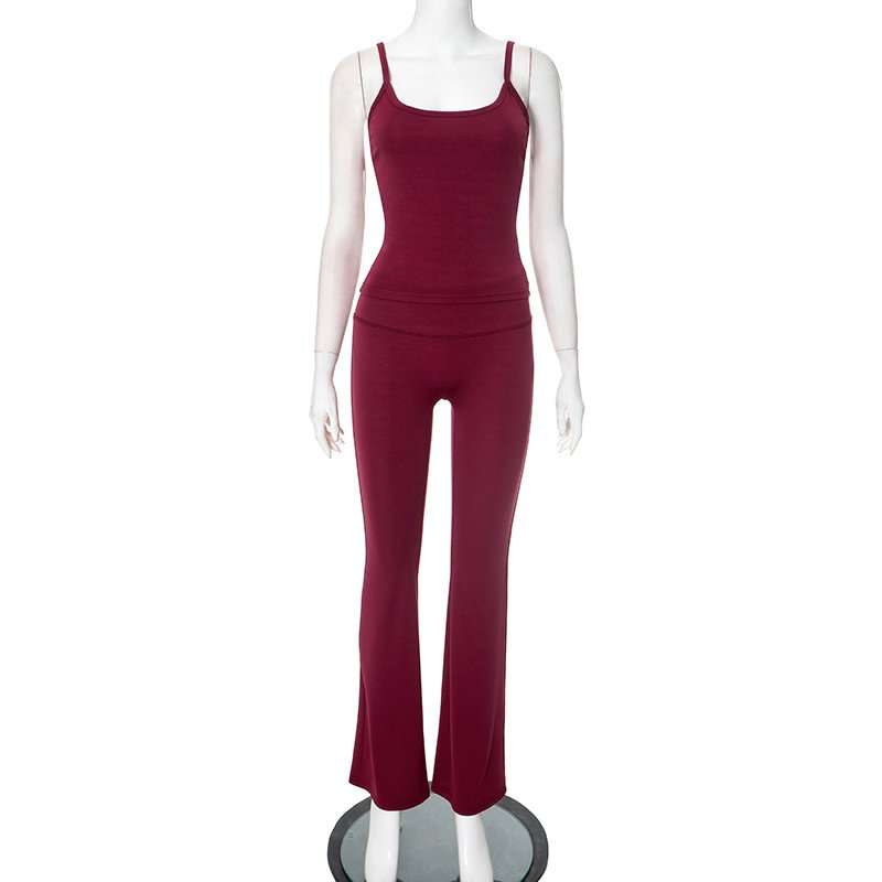 Strappy Gym Vest &Yoga Pants image 2