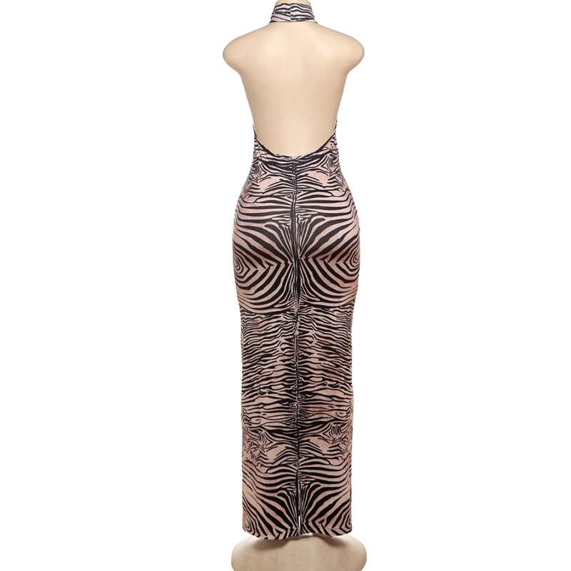 Animal Print Halter Jumpsuit image 6