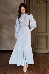 Maxi Dress with Ruffled Shoulder Detail image 0