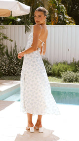 Floral Spaghetti Strap Midi Dress image 3