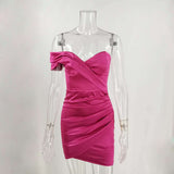 One-Shoulder Bodycon Dress image 3