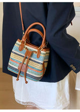 Colorful Crochet Strand Tote Bag