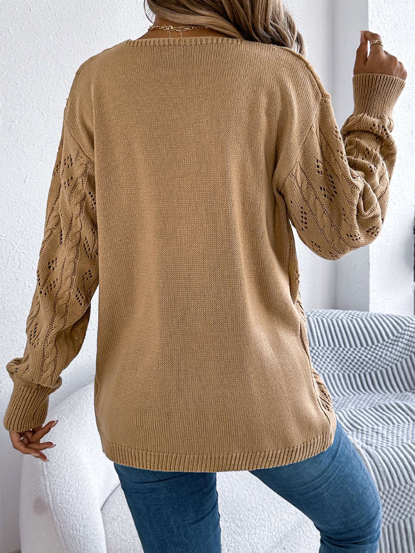 Knit Sweater Cardigan image 5