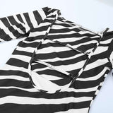 Stylish Zebra Print Long Sleeve Dress image 6