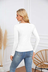 Solid Deep U Neckline Top image 8