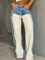Urban Switch Cargo Denim Pants - S, White image