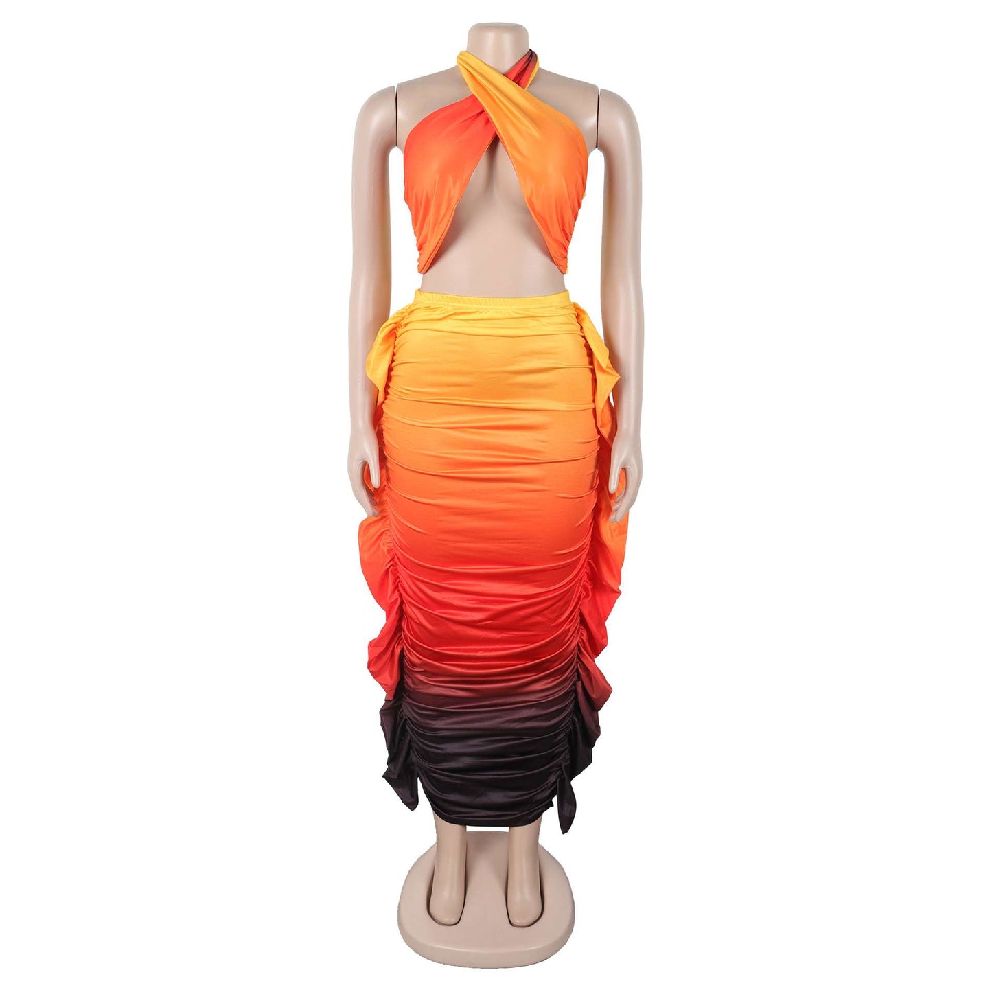 Halter Top and Maxi Skirt Set image 6