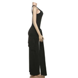 Sleeveless Maxi Dress with Side Slit image 5