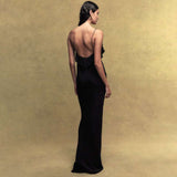 Elegant Maxi Dress with Ruffle Detailing image 3