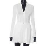 Zip-Up Top with Flared Skirt image 6