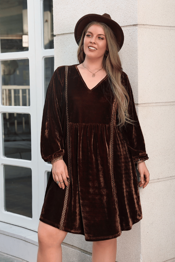 Plus Size Womens Babydoll Dress image 0