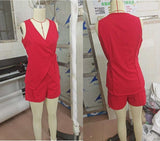 Wrap-Front Top with Shorts image 4