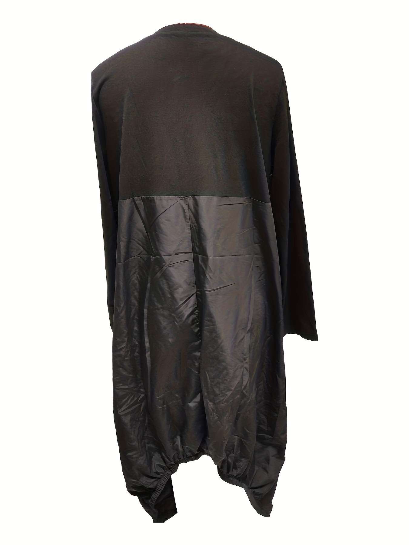 Short Sleeves Loose Patchwork Dress image 4