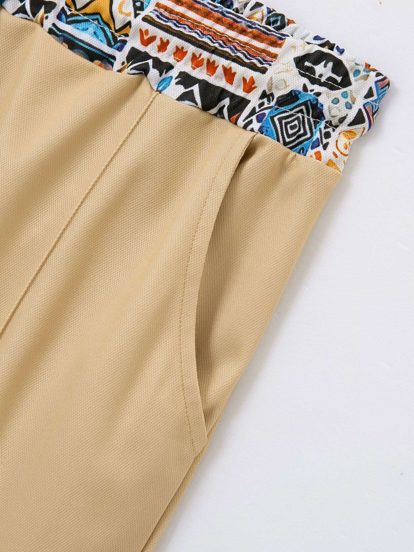 Casual Short-Sleeve Shirt and Shorts Set image 3