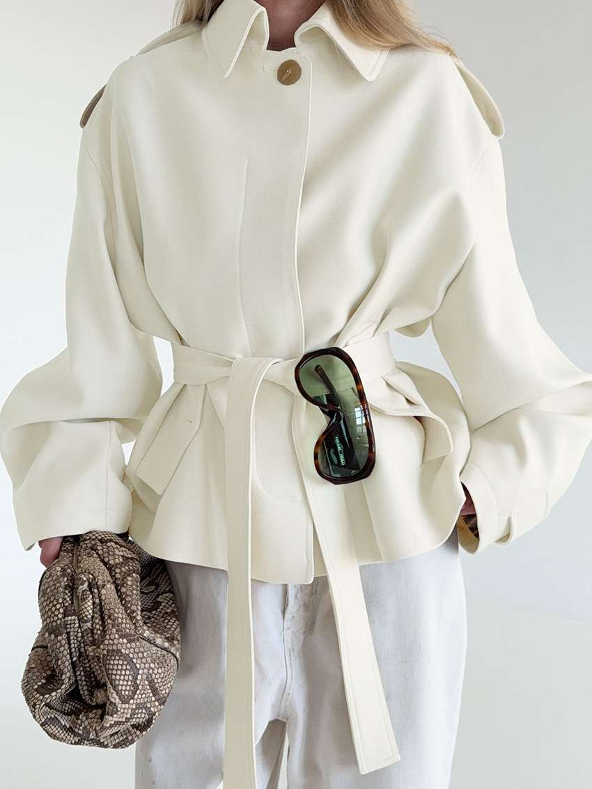 Belted Oversized Utility Jacket image 6