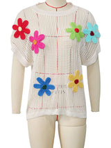 Colorful Floral Top image 7