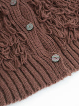 Textured Cardigan Jacket with Button Closure image 4