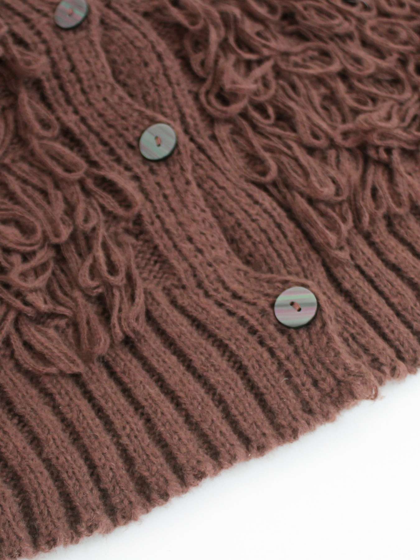 Textured Cardigan Jacket with Button Closure image 4