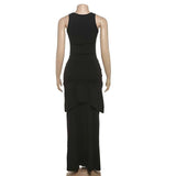 Sleeveless Maxi Dress with Side Slit image 7